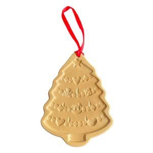 Vintage Christmas Tree Cookie Press Brown Bag Cookie Art Hill Design 1986